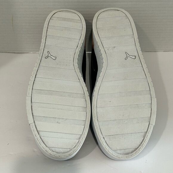PUMA Sneakers Shoes Women’s Size 11 Color Black White Rose Jada Leather - Picture 7 of 11